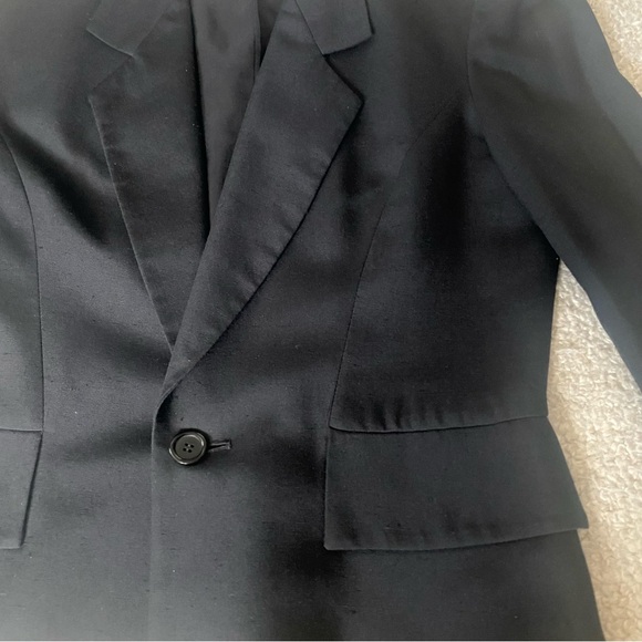Ann Taylor Jacket/Blazer ~Size 10 ~Black ~Silk Blend ~Handsome Professional - Picture 11 of 14